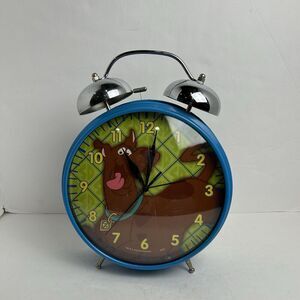 Scooby Doo 2-bell battery operated wall or freestanding clock.